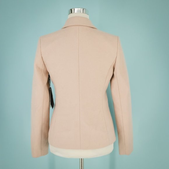 Halogen Size 0 Pink Wool Button Blazer NWT - Picture 4 of 7